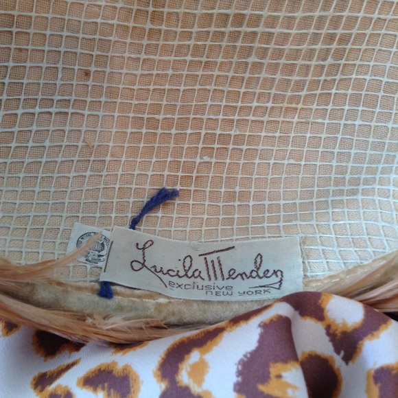 Vintage Feather Pillbox Lucila Mendez of NY Hat main image 2